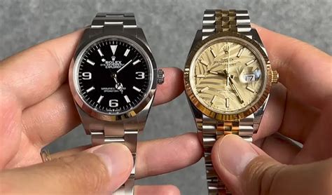 rolex datejust vs explorer|rolex datejust 36 16200.